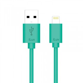 iLuv ICB263GRN Charge/Sync Apple Lightning Connector Cable